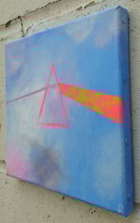Image 3 of Sean Worrall - "Bright Side of the Moon - No.39" (2024) acrylic on canvas, 20x20cm