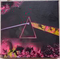 Image 2 of Sean Worrall - "Dark Side Of La Lune - Electric Painting no.38" (2024) 20x20cm