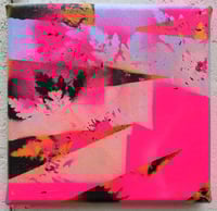 Image 4 of Sean Worrall - "Margate Skyline Remixed: Turner Contemporary" 2024 - Acrylic on canvas, 15x15cm