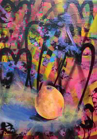Image 1 of Sean Worrall - "A Grapefruit From East London" (2024) Acrylic on canvas, 42x60cm