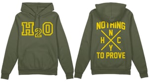 Image of H2O NTP GREEN HOODIE