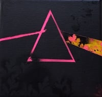 Image 1 of Sean Worrall - "Dark Side Of The...(one)" - Acrylic on canvas, 15x15cm (Sept 2024) -