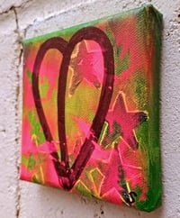 Image 2 of Sean Worrall - "Ten:1073 (Post...)" 16th July 2024 - Acrylic on canvas, 10x10cm