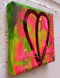 Image 3 of Sean Worrall - "Ten:1073 (Post...)" 16th July 2024 - Acrylic on canvas, 10x10cm