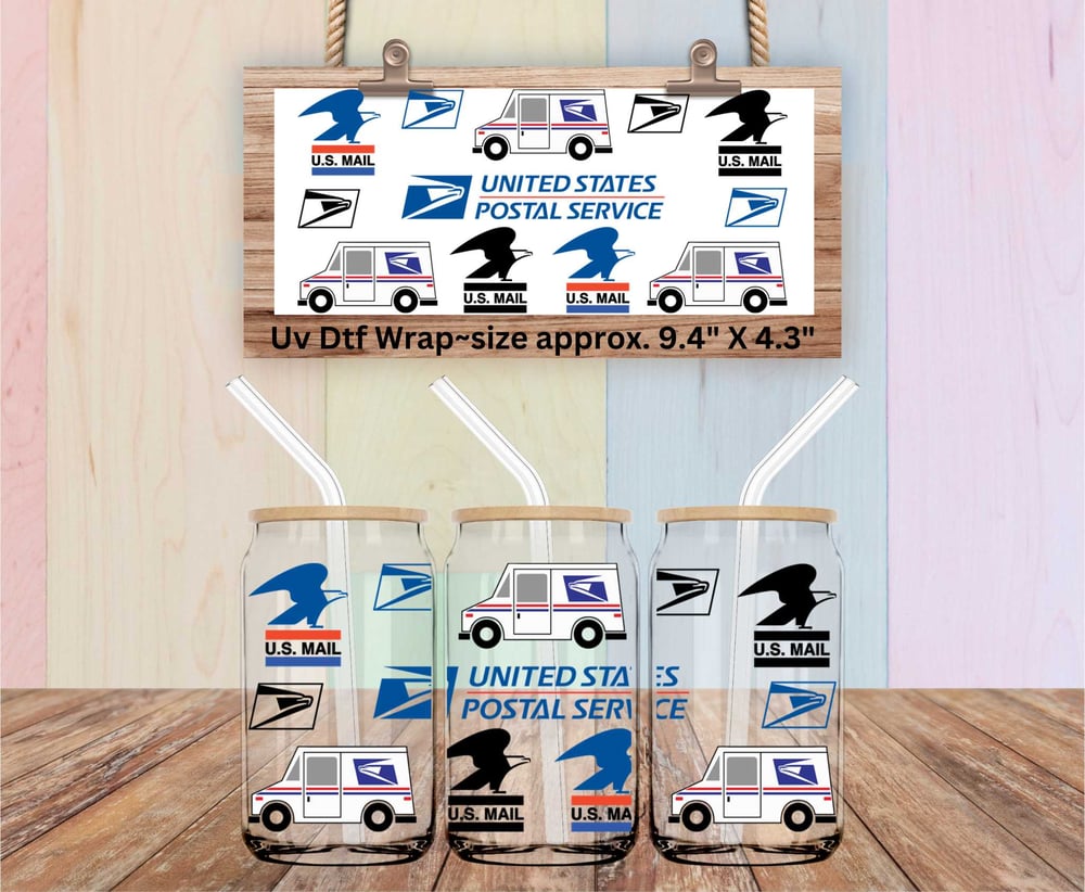 Image of Double Sided Wrap UPS or USPS Choice of 2