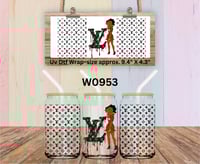 Image 1 of Choice of 10 Inspired Double Sided Uv Dtf Wraps Luxury Brand