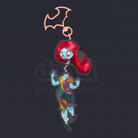 Image 3 of Sally Connected Acrylic Charm Keychain | Nightmare Before Christmas Inspired