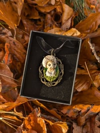 Image 2 of Puffball Mushroom Dragon Pendant