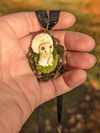 Image 1 of Puffball Mushroom Dragon Pendant