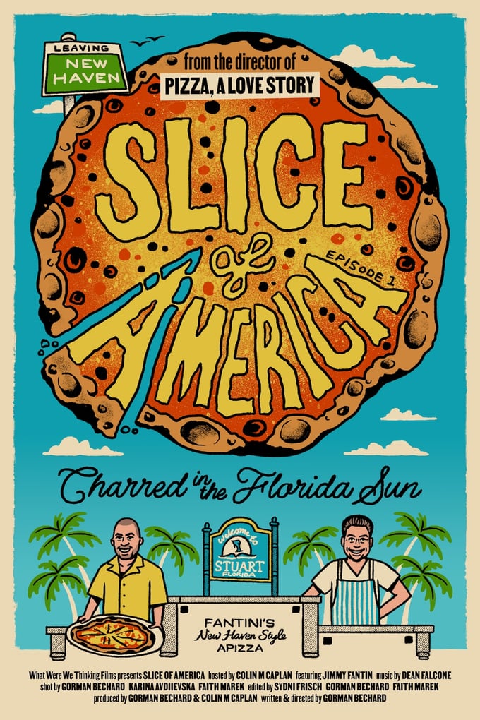 Image of Slice of America: Charred in the Florida Sun POSTER