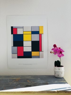 Série de 5 Planches Piet Mondrian ..