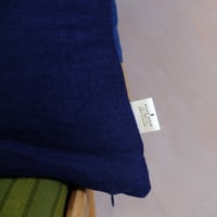 Image 3 of Indigo Patchwork Cushion