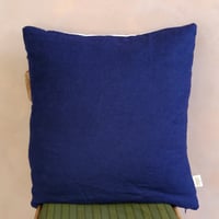 Image 2 of Indigo Patchwork Cushion