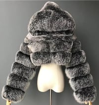 Image 2 of Fur Cropped Jacket