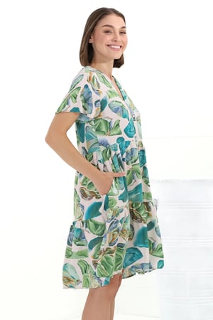 Image of Leanne Stone Dress - Green