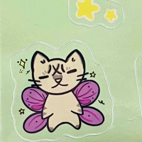 Image of Ziggy Cat Sticker Sheet