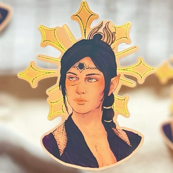 Image of Shadowheart Lady of Shar Sticker