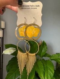 Yellow Hydrangea Dangle 