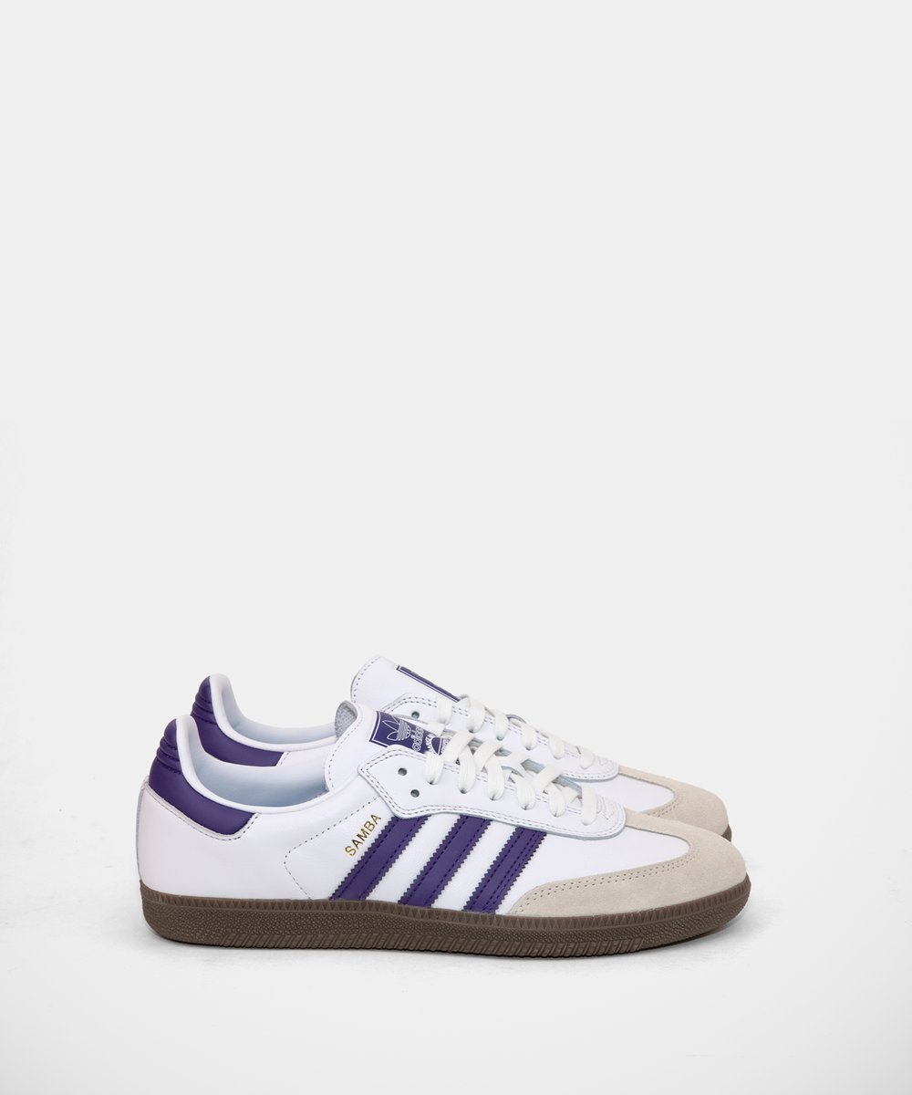 adidas gazelle silver green womens adidas Samba OG Infant Toddler Lifestyle Shoes (White/Purple)