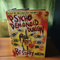 PSYCHO DEMONOID DUNGEON  - A MORK BORG BESTIARY ZINE