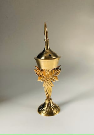 Image of Brass Incense Cone Burner