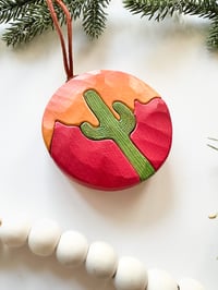 Image 3 of Handmade Cactus Ornament 