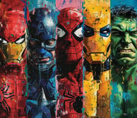 Image 1 of Marvel Art Tumbler