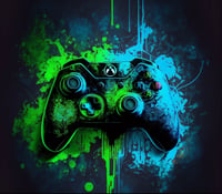 Image 1 of Paint video game controller