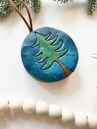 Image 3 of Handmade Pine Tree Ornament