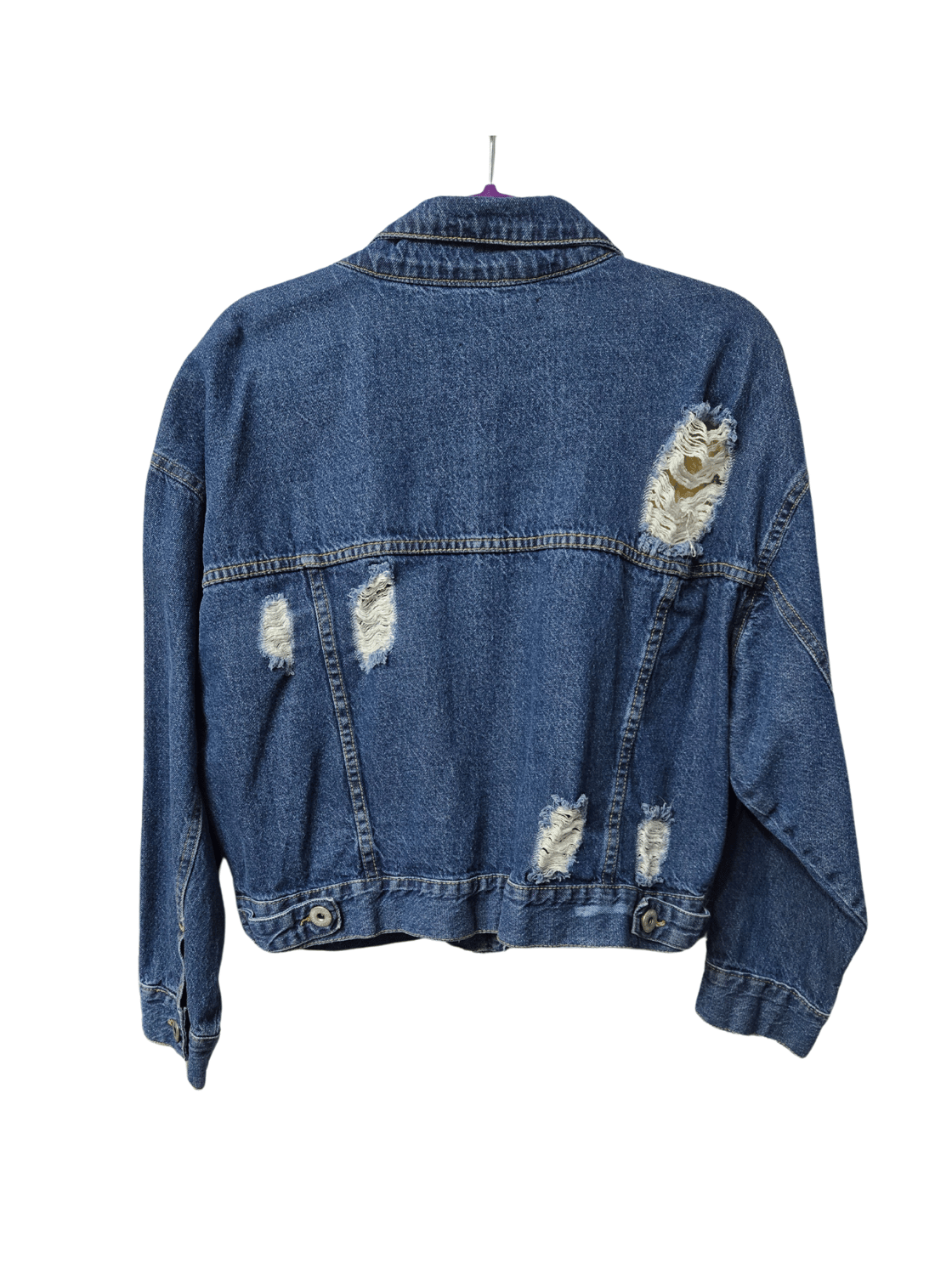 Image of Distressed Denim Jacket