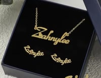 Image 1 of Stud set with ring 