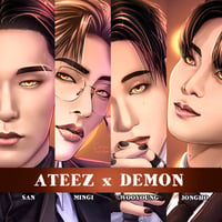 Image 1 of Ateez x Demon 2