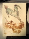 The Leaping Centaur, Stone Lithograph Print