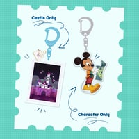 Image 5 of Disneyland Inspired Mickey and Pals Pride Keychain