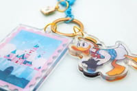 Image 4 of Disneyland Inspired Mickey and Pals Pride Keychain