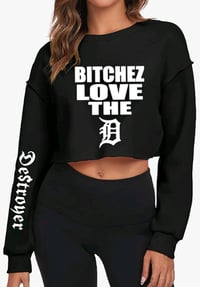 " LOVE The D " Cropped Crewneck (Big Face)
