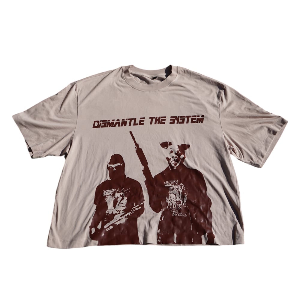 Image of Dismantle The System Boxy Crop T
