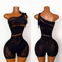 Simone Mesh Romper 