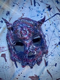 Image 4 of Clown Spiral Skull Mask