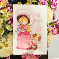 Image 2 of Mario Princesses Mini Prints