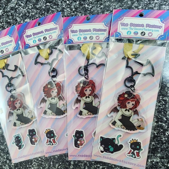 Image of Gothic Lolita Acrylic Keystrap