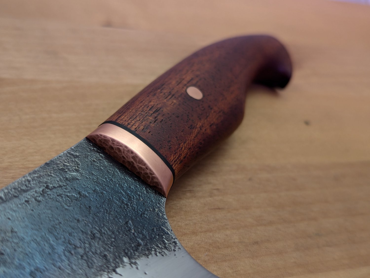 Image of Chef's knife, partial-tang