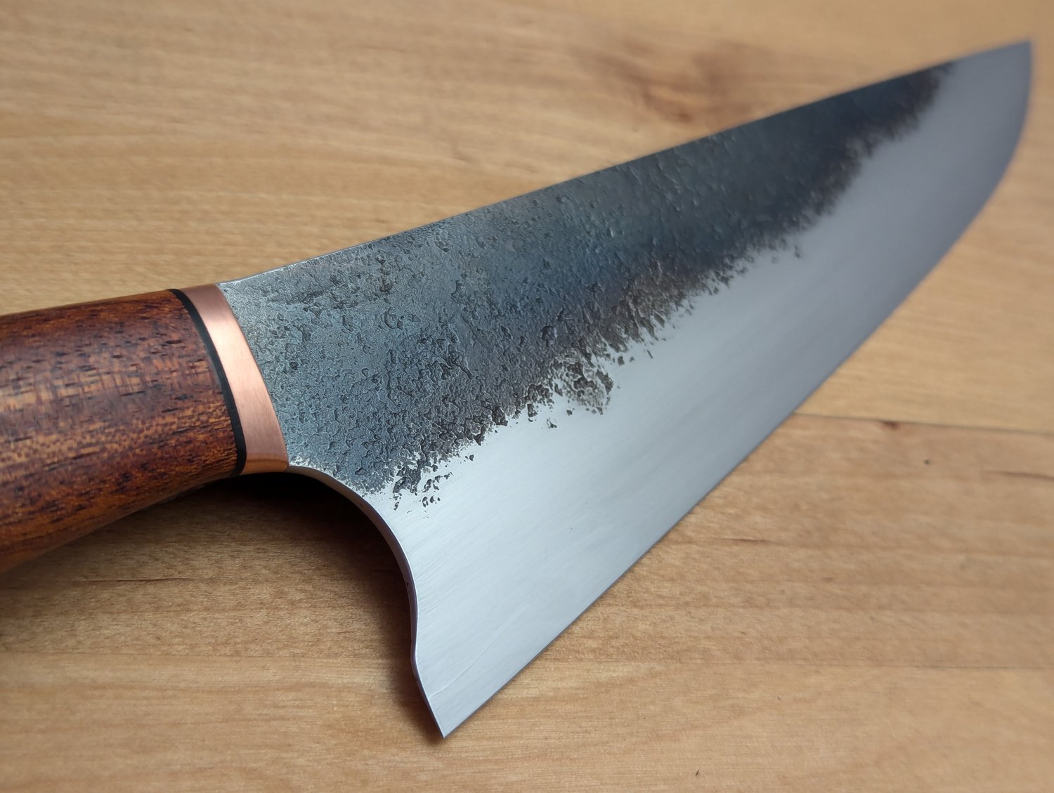 Image of Chef's knife, partial-tang