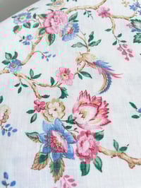 Image of Nappe tissus vintage oiseaux