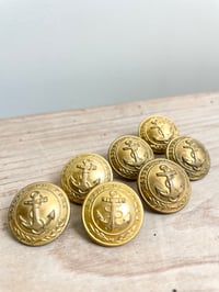 Image of 7 boutons Maître de port PARIS 