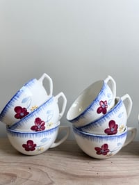 Image of 12 Tasses et sous tasses Mary lou Digoin