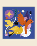 Image 1 of Carte de voeux / Night Birds