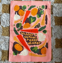 Image 1 of Roast Dinner Tea Towel 