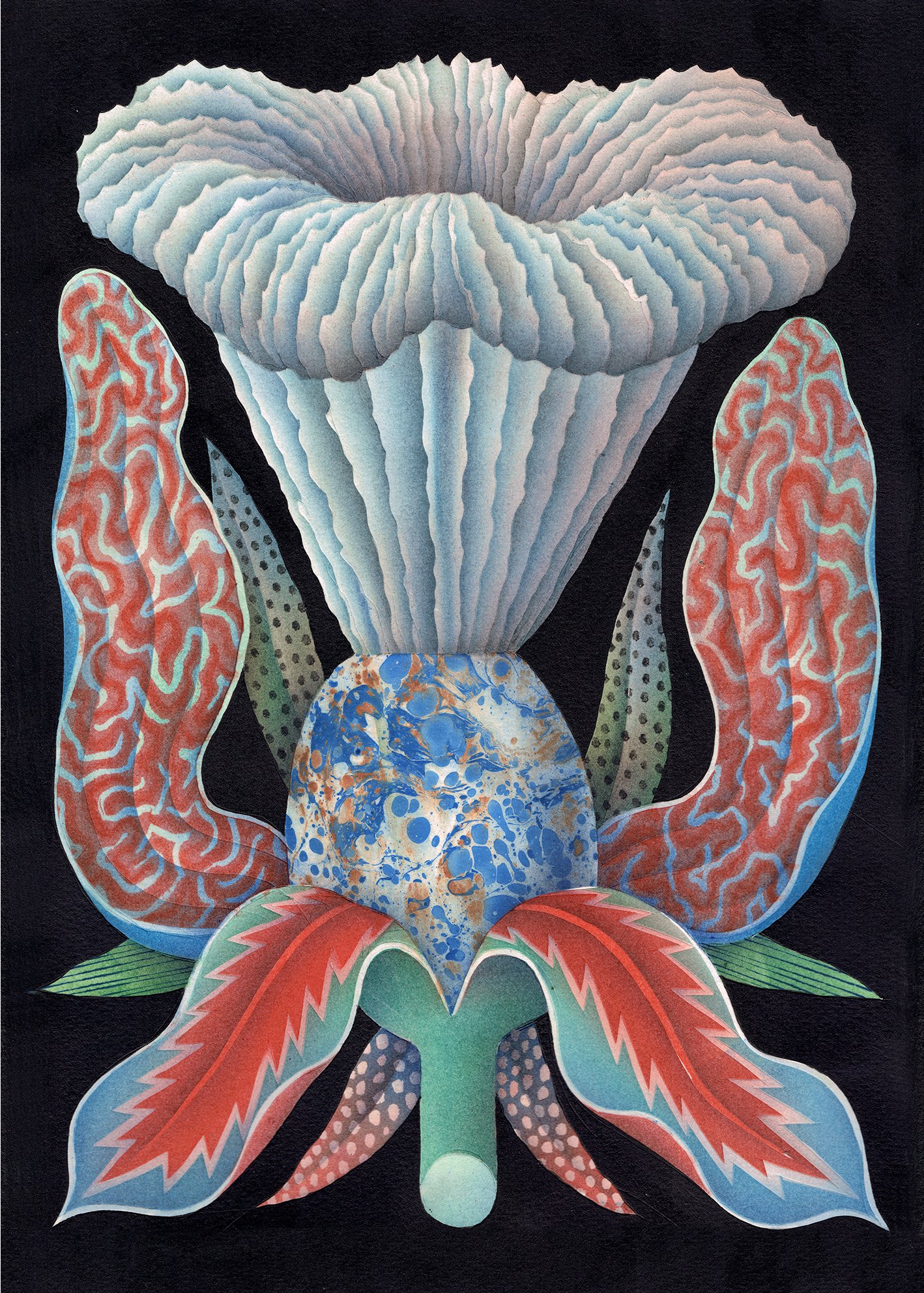 Image of Coral Flower 50 x 70