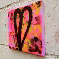 Image 4 of Sean Worrall - "A Leaf Or..." (Oct 2024) - Acrylic on canvas, 20x20cm